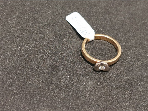 Kuld sõrmus Teemantiga 585 proov (№1143)