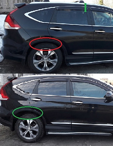 Проставки на Honda CR-V, FR-V, CIVIC, ACCORD (10 фото из 10)