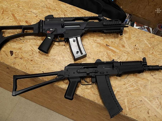 Очень реалистичные реплики аирсофта - GBB AK74, G36C