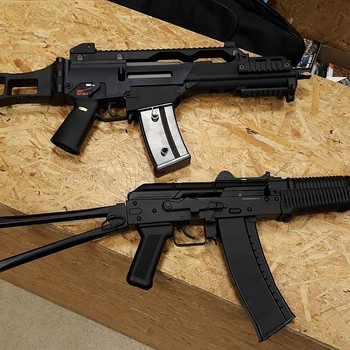 Väga realistlikud airsofti koopiad - GBB AK74, G36C