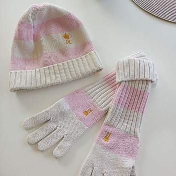 Ralph Lauren комплект шляпа + перчатки размер 122 / 128см