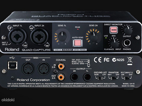 Звуковая карта Roland Quad Capture