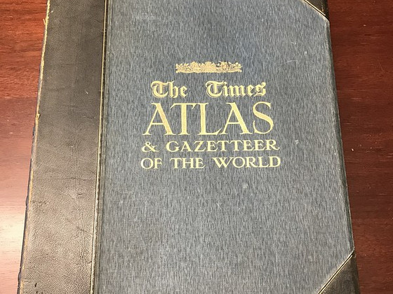 The Times Atlas & Gazetteer Of The World, 1922 год