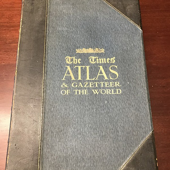 The Times Atlas & Gazetteer Of The World, 1922 год