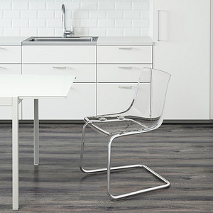 НОВЫЙ стол IKEA DOCKSTA + НОВЫЕ стулья IKEA TOBIAS (1 фото из 10)