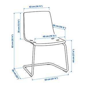 НОВЫЙ стол IKEA DOCKSTA + НОВЫЕ стулья IKEA TOBIAS (2 фото из 10)