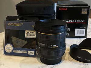 Sigma objektiiv 10-20mm F4-5,6 EX DC + Zomei filter (2 foto / 3)