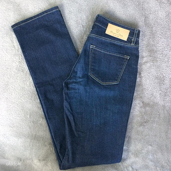 Originaal Massimo Dutti sirged tumesinised teksad