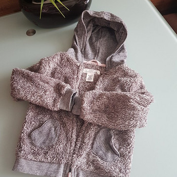H&M теплая кофта р.110/116