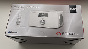 Amadeus DAB/DAB+ & FM Radio with Bluetooth , White (1 foto / 3)