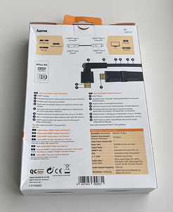 Hama High Speed HDMI Cable With Ethernet 3m (2 фото из 2)