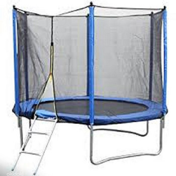 Батут 244 см + защитная сетка + лестница 8ft (2.44 м)