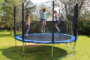 Batuut 244 sm + kaitsevõrk + redel 8ft (2.44 m) (2 foto / 9)