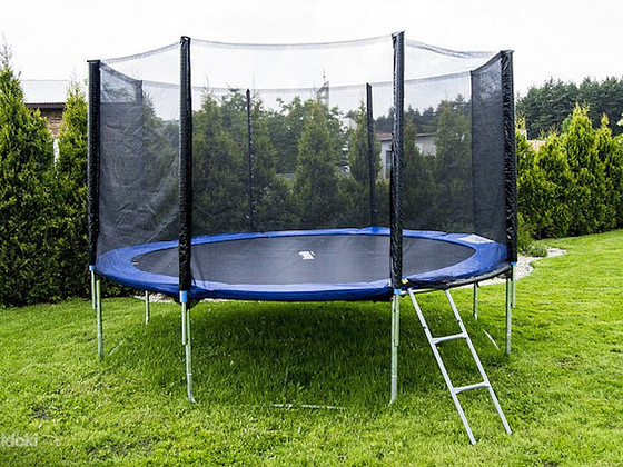 Батут 305 см + защитная сетка + лестница 10ft (3.05 м)