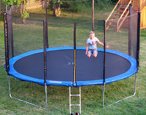 Batuut 427 sm + kaitsevõrk + redel 14ft (4.25 m) (1 foto / 10)