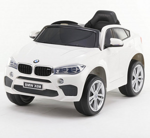 Детский булый электромобиль BMW X6M 2199 с пультом (1 фото из 3)