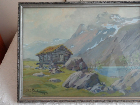 Ottenberg Boris Friedrich (1891-1946) Норвежский пейзаж1933