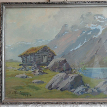 Ottenberg Boris Friedrich (1891-1946) Норвежский пейзаж1933