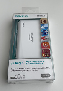 Romoss Sailing 3 7800mAh (1 фото из 2)