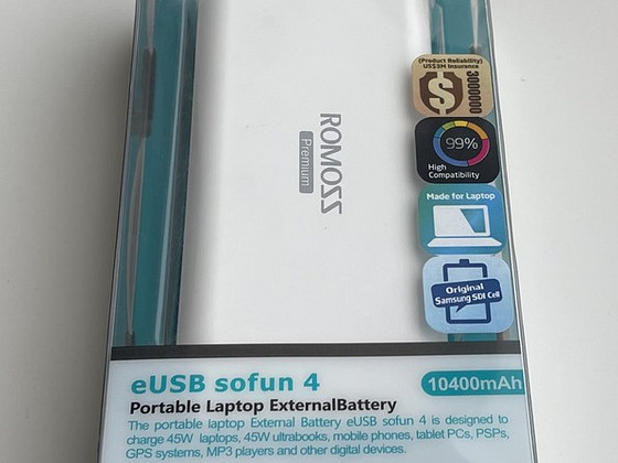 Romoss eUSB Sofun 4 10400mAh