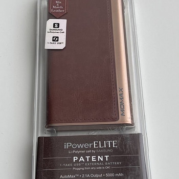 Momax iPower Elite External Battery 5000mAh Brown/Blue