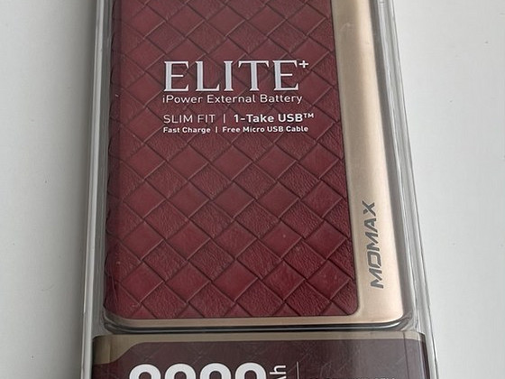 Momax iPower Elite+ External Battery 8000mAh Embossed Red