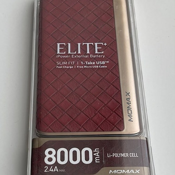 Momax iPower Elite+ External Battery 8000mAh Embossed Red