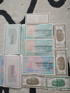Сертификаты, облигации СССР, Украина,США,РФ,Царские. (7 фото из 10)