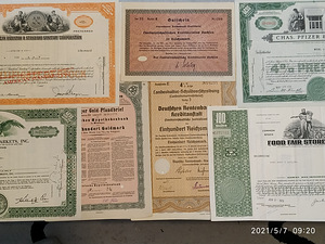 Сертификаты, облигации СССР, Украина,США,РФ,Царские. (3 фото из 10)
