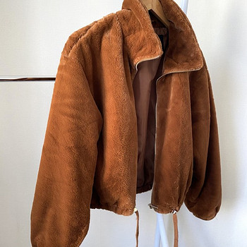 Faux fur jacket