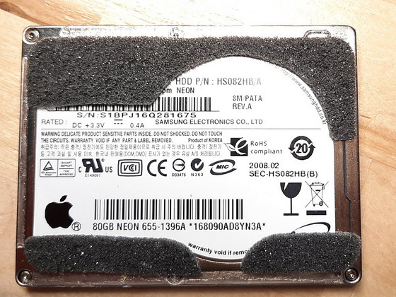 80GB HDD for MACBOOK AIR