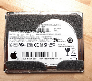 80GB HDD for MACBOOK AIR (1 foto / 1)