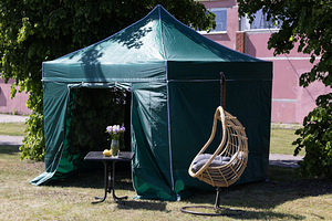 Pop Up mobiilne kokkupandav telk katusega 2.92x2.92 m (4 foto / 10)