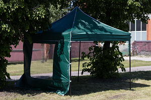 Pop Up mobiilne kokkupandav telk katusega 2.92x2.92 m (8 foto / 10)