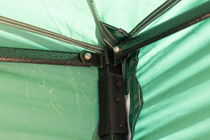 Pop Up mobiilne kokkupandav telk katusega 2.92x2.92 m (10 foto / 10)