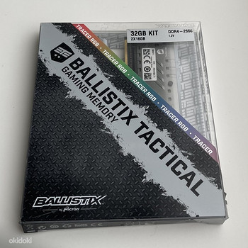 Ballistix Tactical Tracer RGB 2x16GB 32GB 2,666MHz DDR4