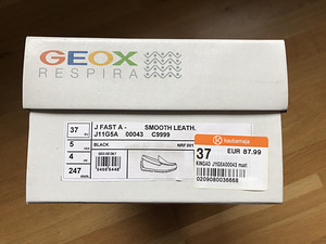 Продам новые кожаные мокасины GEOX, разм. 37 (3 фото из 3)