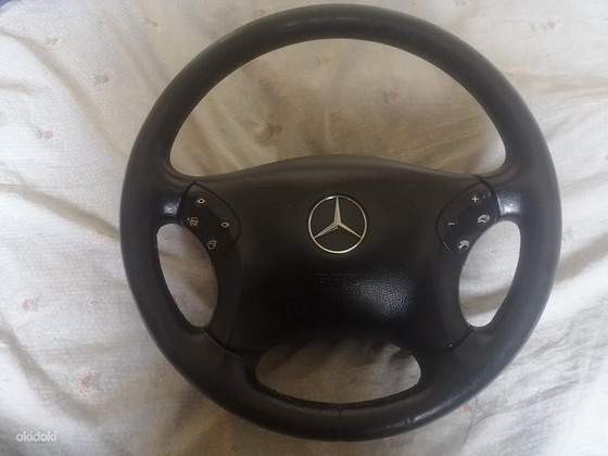 Кожаный руль mercedes