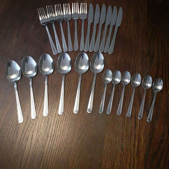 Lauatarvete komplekt 6-le, roostevaba, 24 eset UUS,