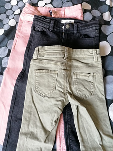 Комплект для девочек kIABI из 3-х джинсов slim fit. 4а - 104см (3 фото из 3)