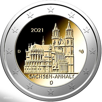 2 eurot Saksamaa 2021 UNC