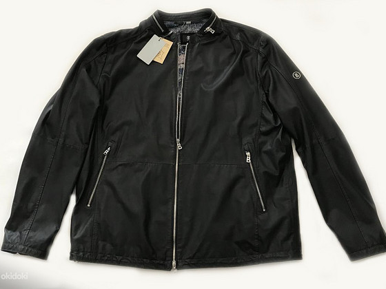 Bogner Man Men's VENTO-2L Leather Jacket , Gray