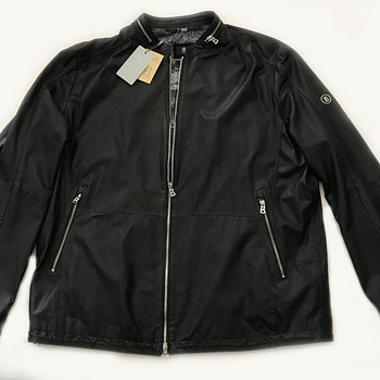 Bogner Man Men's VENTO-2L Leather Jacket , Gray