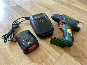 BOSCH PSR 18 LI-2 2.5Ah x1 (Малоиспользованный) (2 foto / 3)