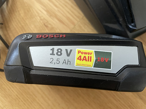 BOSCH PSR 18 LI-2 2.5Ah x1 (Малоиспользованный) (3 foto / 3)