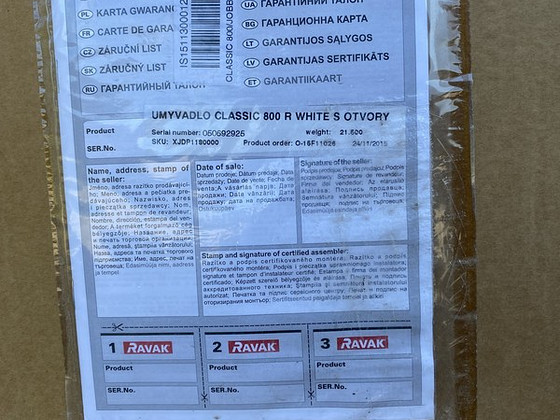 Раковина Равак