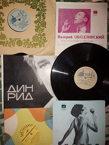 Пластинки 50-х, 80-х годов. (1 фото из 1)