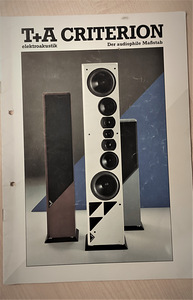 KÕLARID T+A CRITERION T110E - SAKSA KVALITEET HIFI TOOTJALT (1 foto / 4)