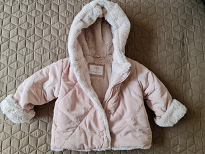 Тёплая куртка ZARA 6-9 месяцев, 74 см (1 фото из 2)