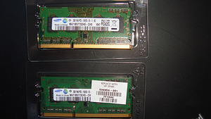 SAMSUNG DDR3 SODIMM 2 x 2 GB (1 foto / 2)
